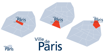 Logos Paris und Arrondissements